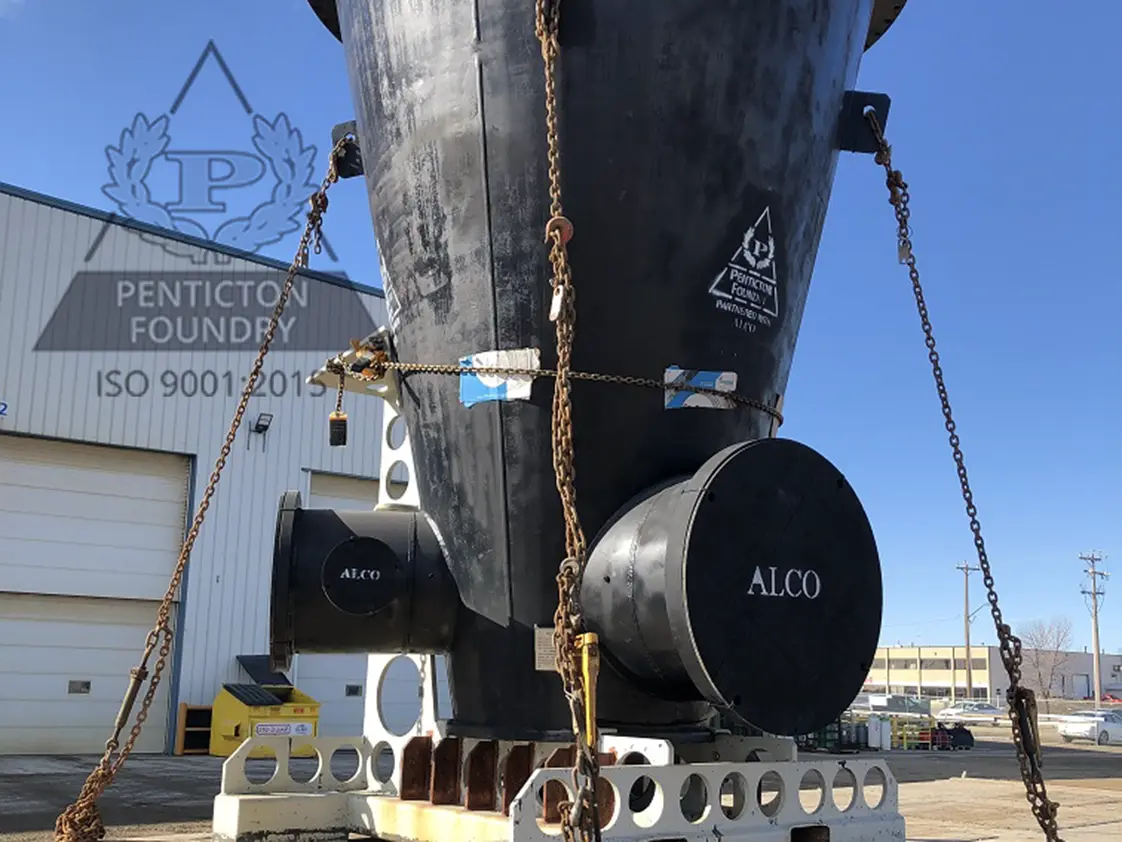 Lower sump lined with high chrome white iron liners Lower sump lined with high chrome white iron liners